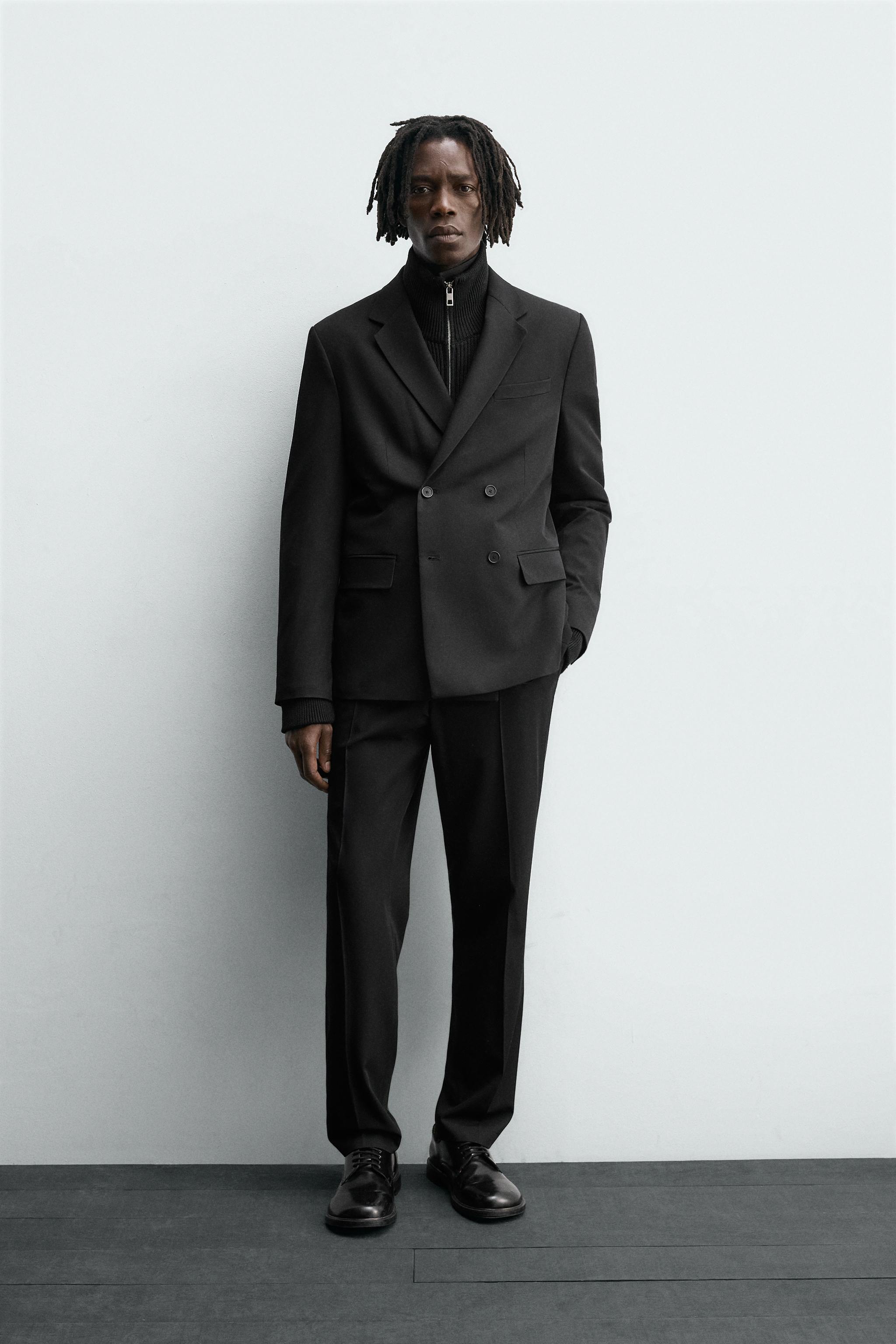 COMFORT PLEATED SUIT PANTS